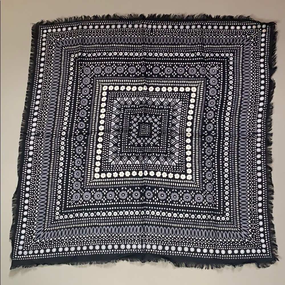 Vintage 100% Wool Lord & Taylor Scarf